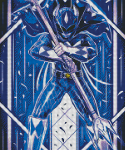 Super Blue Power Ranger Art Diamond Painting