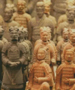 Terracotta Warriors Sculptures Diamond Painting