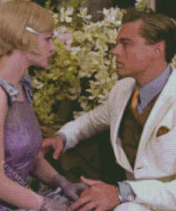 The Great Gatsby Leonardo And Carey Diamond Painting