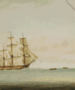 The HMS Endeavour Art Diamond Painting