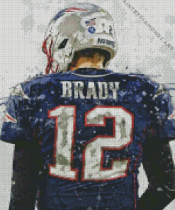 Tom Brady American Football Player Diamond Painting