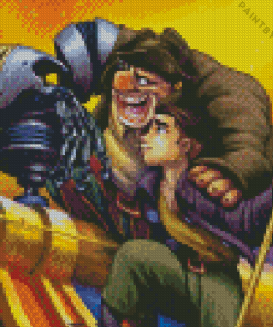 Treasure Planet Jim And John Silver Diamond Painting