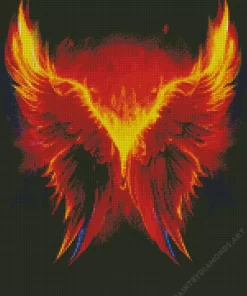 Wings Fire Diamond Painting