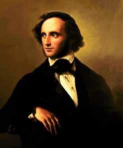 Young Felix Mendelssohn Diamond Painting