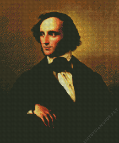 Young Felix Mendelssohn Diamond Painting