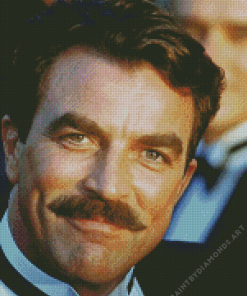 Young Handsome Tom Selleck Diamond Painting