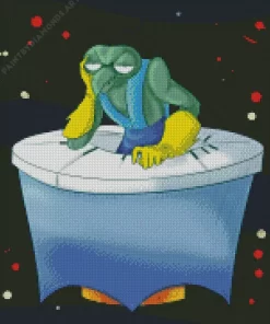 Zorak Space Ghost Diamond Painting