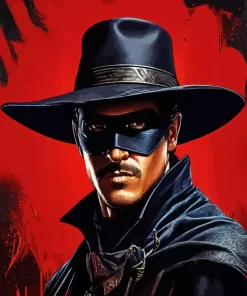 Zorro Diamond Painting