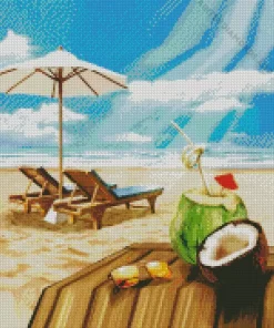 Beach Chairs Diamond Painting