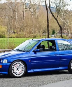 Blue Ford Cosworth Diamond Painting