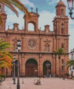 Cathedral of Canary Islands Las Palmas Diamond Painting