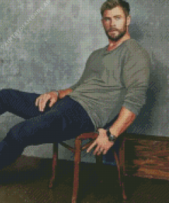 Chris Hemsworth Diamond Painting