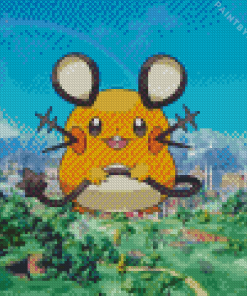 Cute Dedenne Diamond Painting