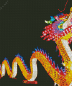 Dragon Lantern Chinese Festival Diamond Painting