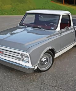 Grey 67c10 Chevy Diamond Painting