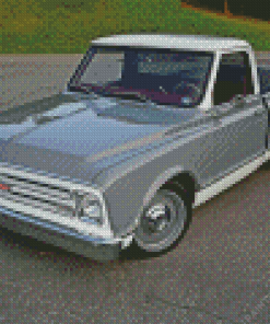 Grey 67c10 Chevy Diamond Painting