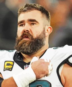 Jason Kelce Footballer Diamond Painting