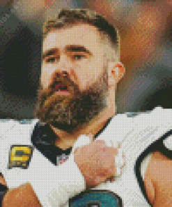 Jason Kelce Footballer Diamond Painting