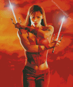 Jennifer Garner in Elektra Diamond Painting