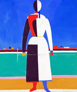 Kazimir Malevich Woman With Rake Diamond Painting