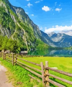 Lake Koenigssee Germany Diamond Painting