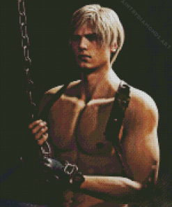 Leon Kennedy Resident Evil Game Diamond Painting