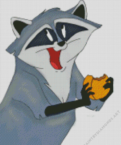 Meeko Character Diamond Painting