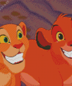 Nala And Simba Diamond Painting