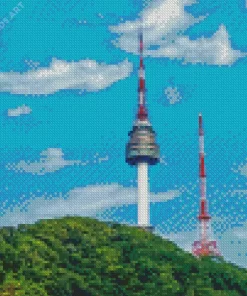 Namsan Tower Diamond Painting