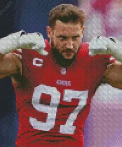 Nick Bosa Diamond Painting