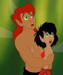 Pips and Crysta Ferngully Characters Diamond Painting