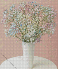 Rainbow Gypsophila Flowers Diamond Painting