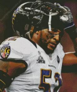 Ray Lewis Player Diamond Painting