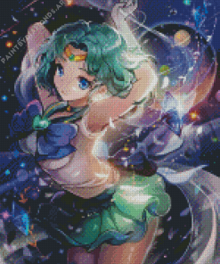 Sailor Neptune Anime Girl Diamond Painting