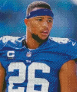 Saquon Barkley Diamond Painting