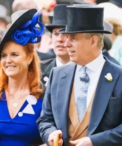 Sarah and Prince Andrew Diamond Painting