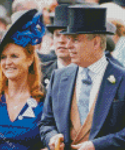 Sarah and Prince Andrew Diamond Painting