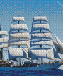 Tall Ship Diamond Painting