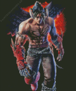 Tekken Jin Kazama Video Game Diamond Painting