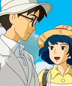 The Wind Rises Anime Diamond Painting