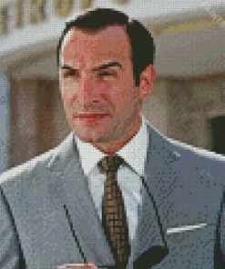 The Actor Jean Dujardin Diamond Painting