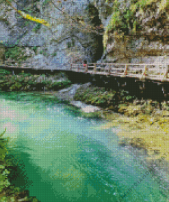 Vintgar Gorge Diamond Painting