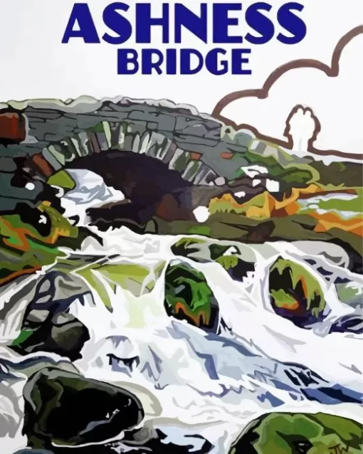 Ashness Bridge Poster Diamond Painting