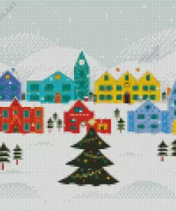 Christmas Village Diamond Painting