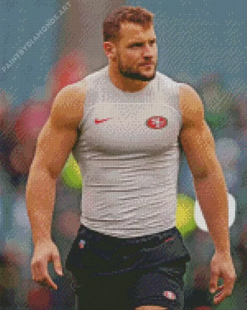 Nick Bosa Player Diamond Painting