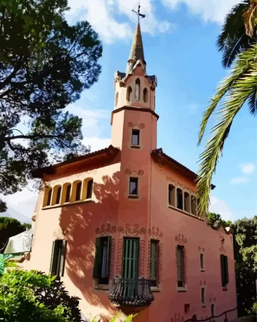 Gaudi House Diamond Painting