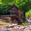 Glade Creek Grist Mill Diamond Painting