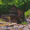 Glade Creek Grist Mill Diamond Painting