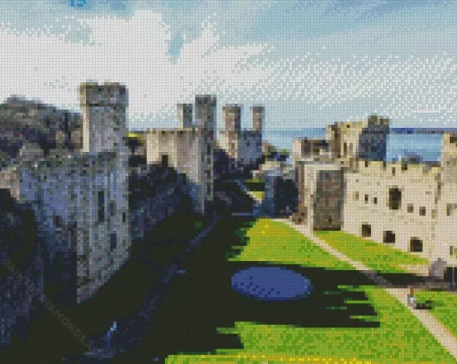 Gwynedd Castle Diamond Painting