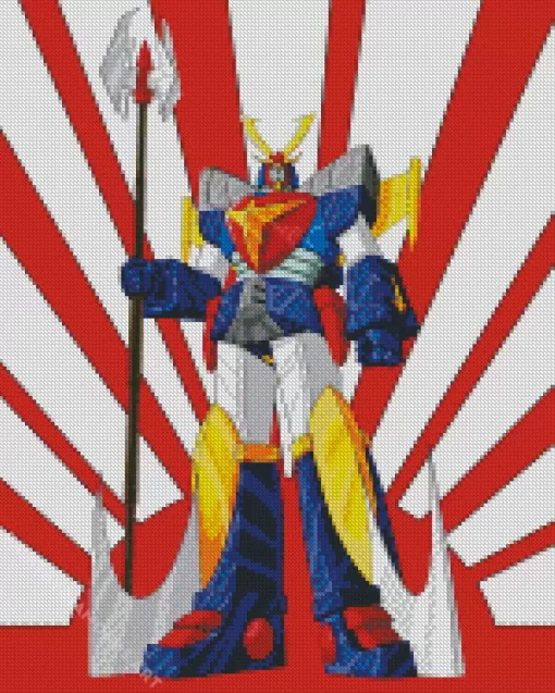 Invincible Steel Man Daitarn 3 Diamond Painting